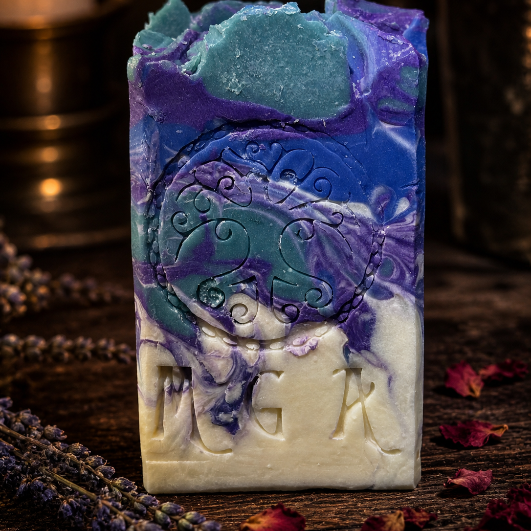 Mermaid Tears: Legacy Recipe, a handmade small-batch bar of herbal soap
