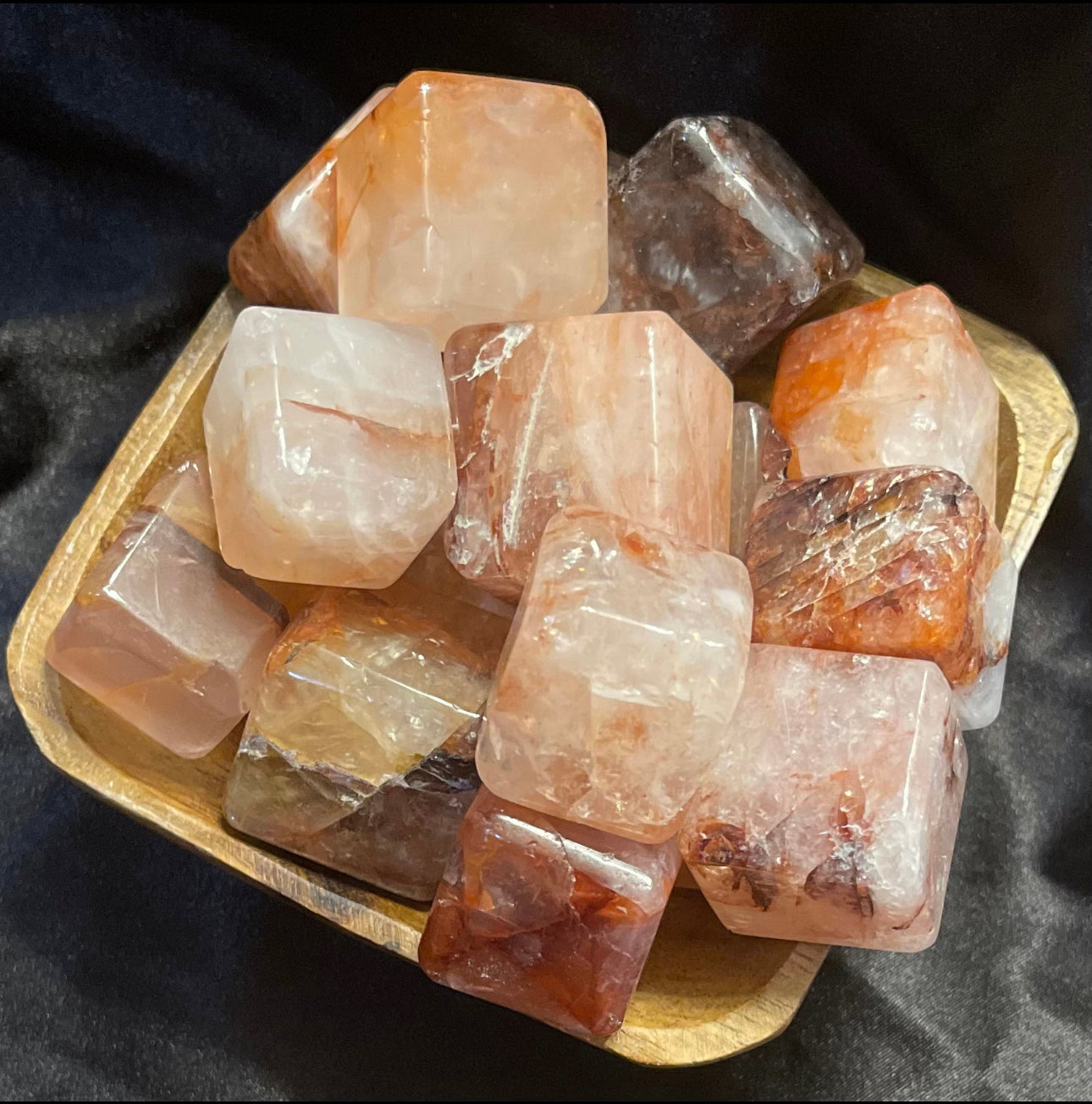 Fire Quartz Cube