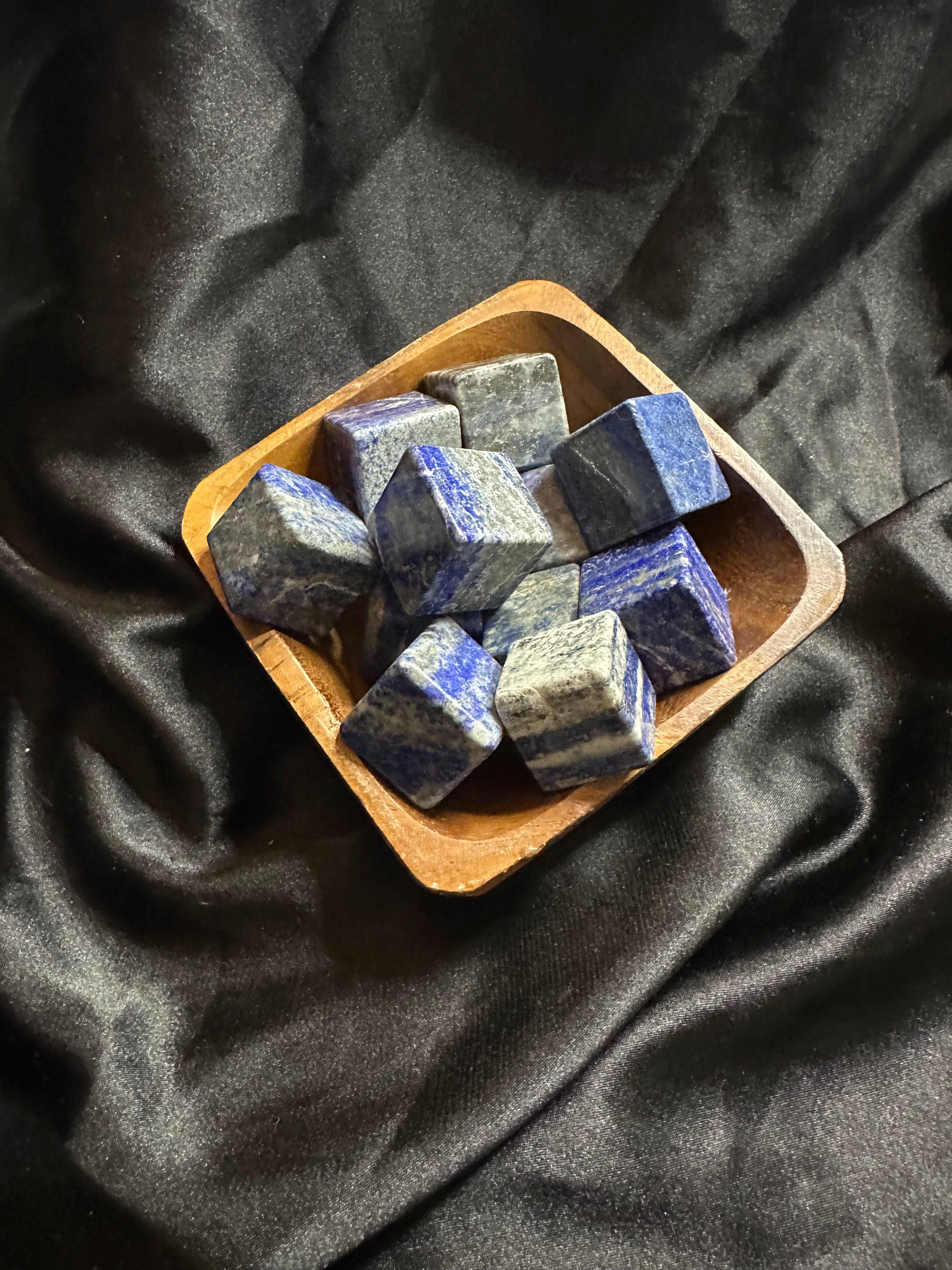 Lapis Lazuli w/Pyrite Cube