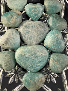 Amazonite Heart