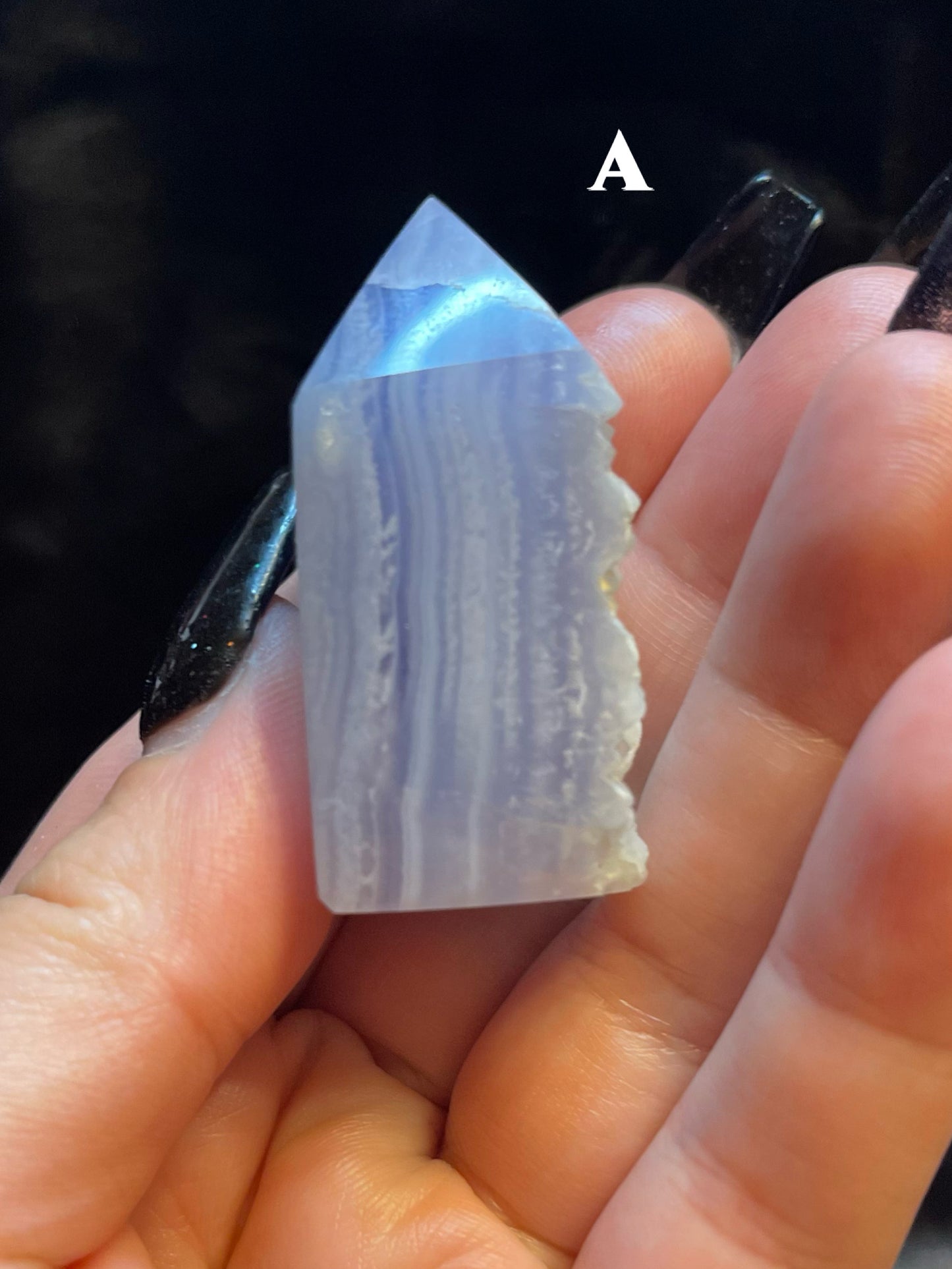 Blue Lace Agate Tower
