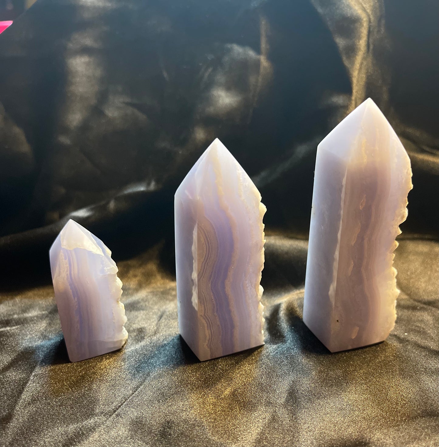 Blue Lace Agate Tower