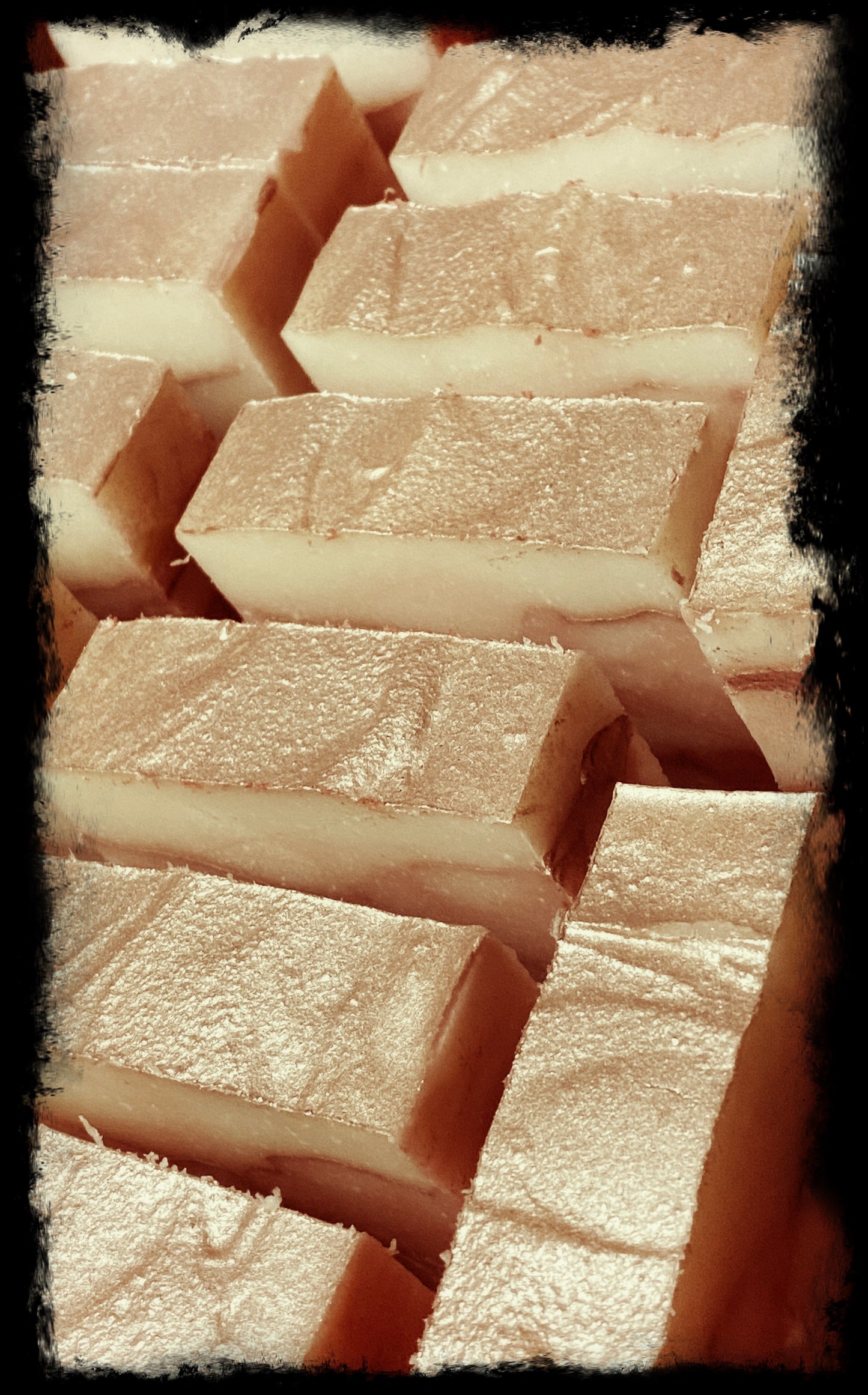 Champagne n strawberries ; Legacy Recipe, a close view of the bar