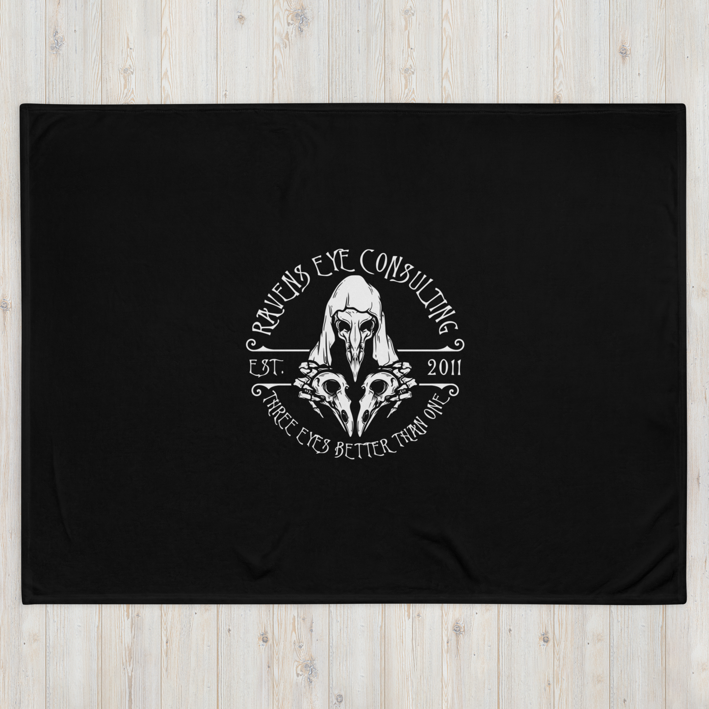 Throw Blanket, shown on model