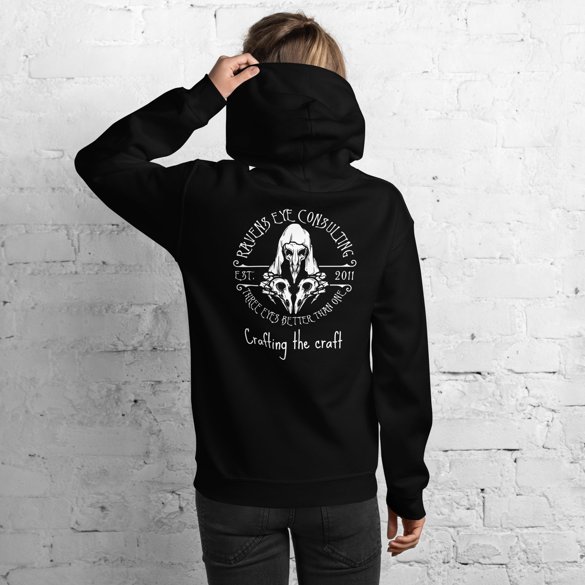 Unisex Hoodie, back view