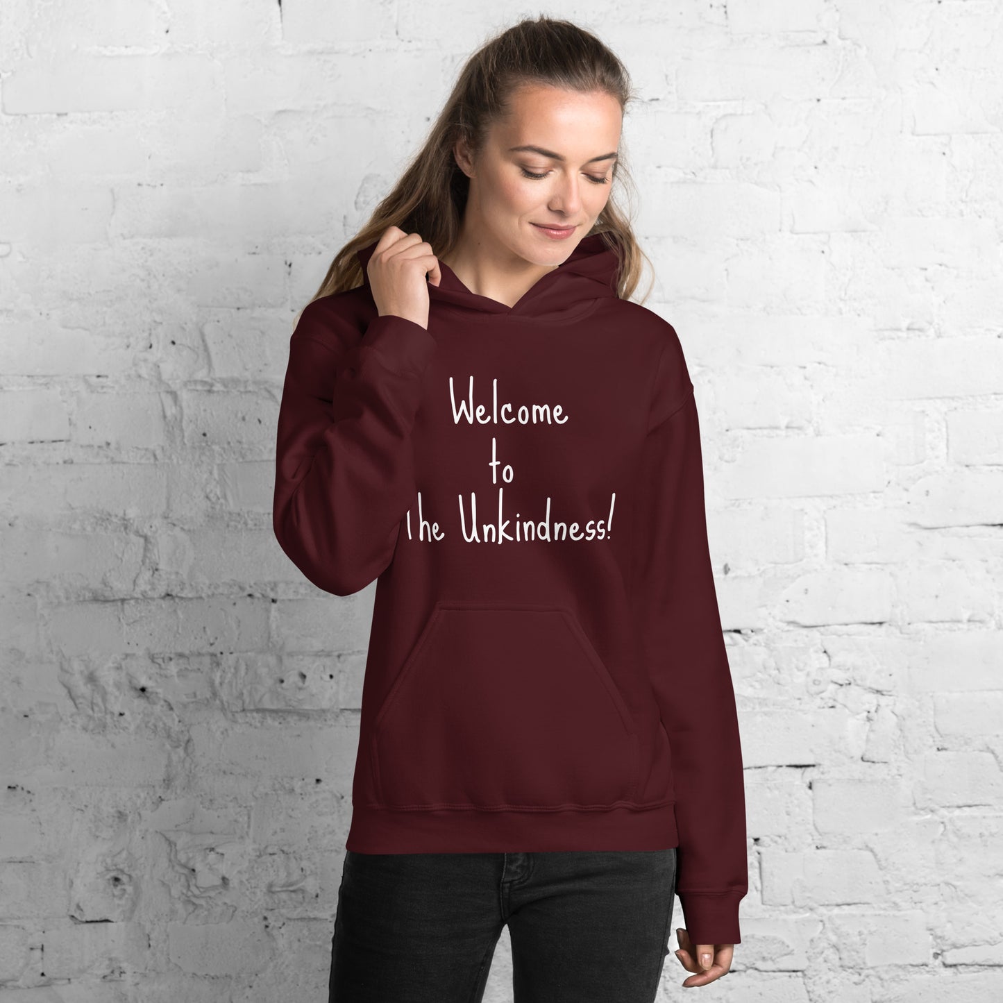 Unisex Hoodie, detail of the fabric